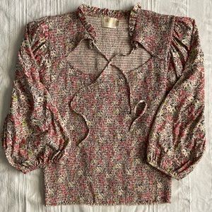 NATION LTD Abrielle floral top - S